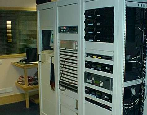 A radio station Racks Room