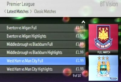 BT Vision Sport Screenshot