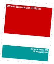 OfCom Broadcast Bulletin