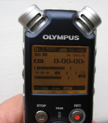 Olympus LS-5 Mics