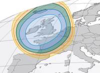 Astra 2D satellite footprint