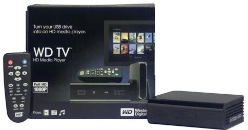 WD TV HD - Unit and Box