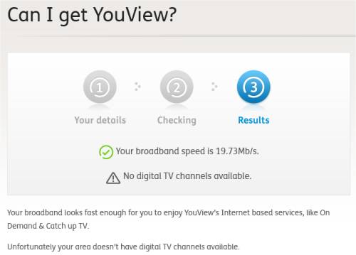 YouView Coverage Checker